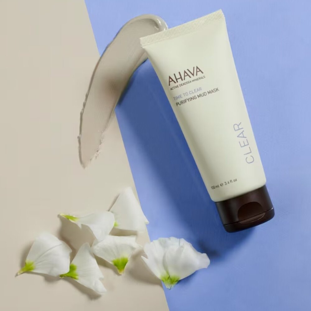 AHAVA Time to Clear Purifying Mud Mask 3.4 oz NWT